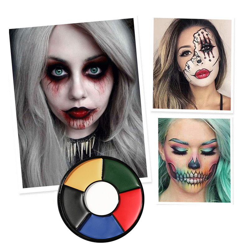 Camo Face Paint - 6 Color Oil Face Paint Palette