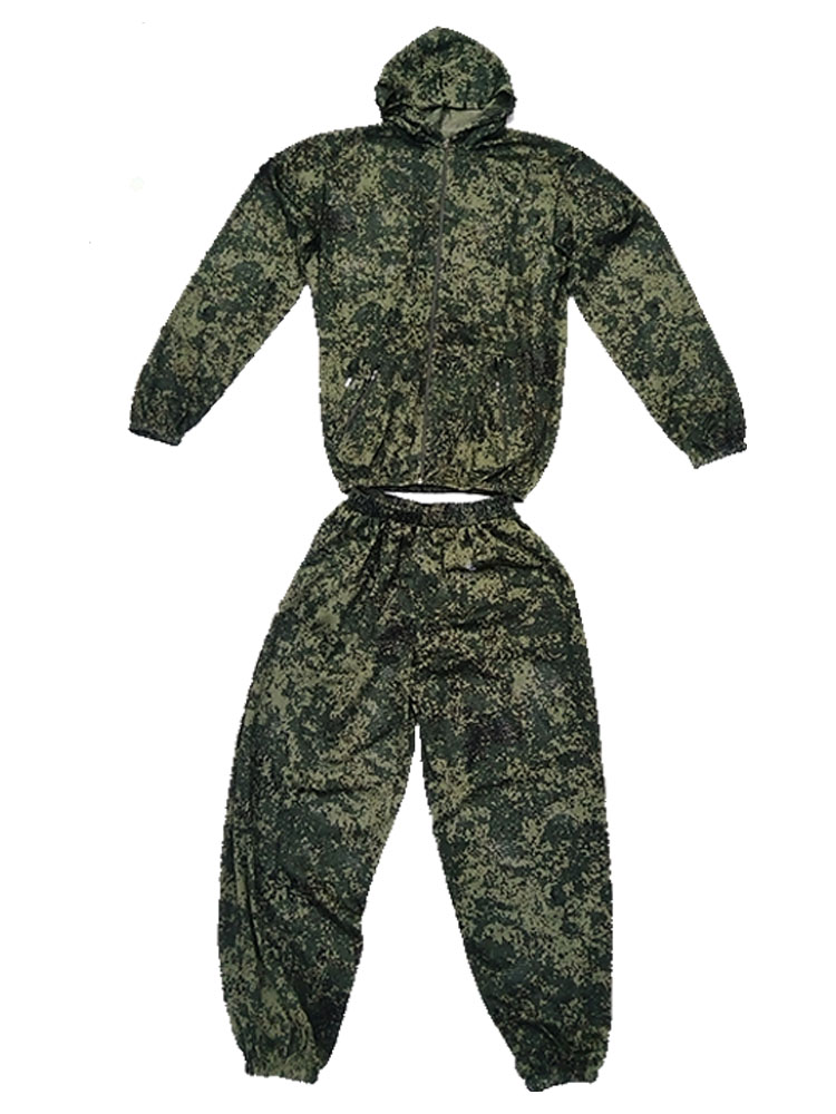 Hunting Outdoor Apparel - Summer Cool Mesh Camouflage Suit Hooded