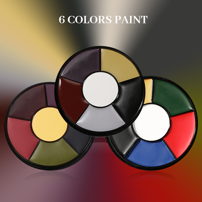 Camo Face Paint - 6 Color Oil Face Paint palette