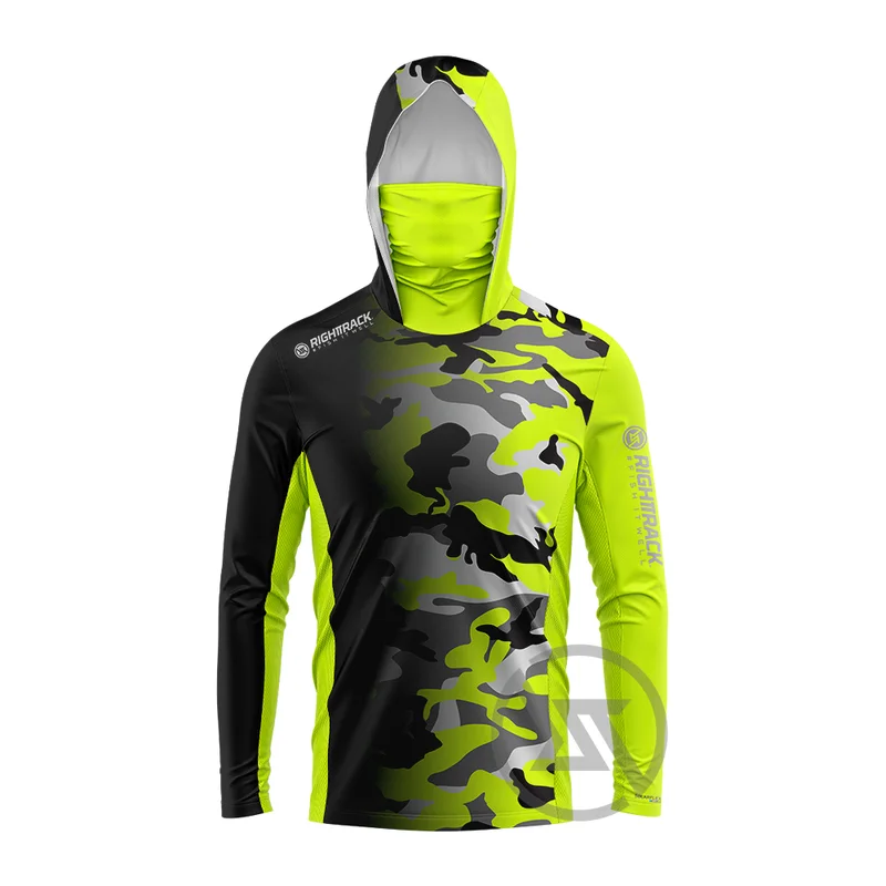 Hunting Outdoor Apparel - RIGHTTRACK Mask Hoodies Fishing Clothing UPF50
