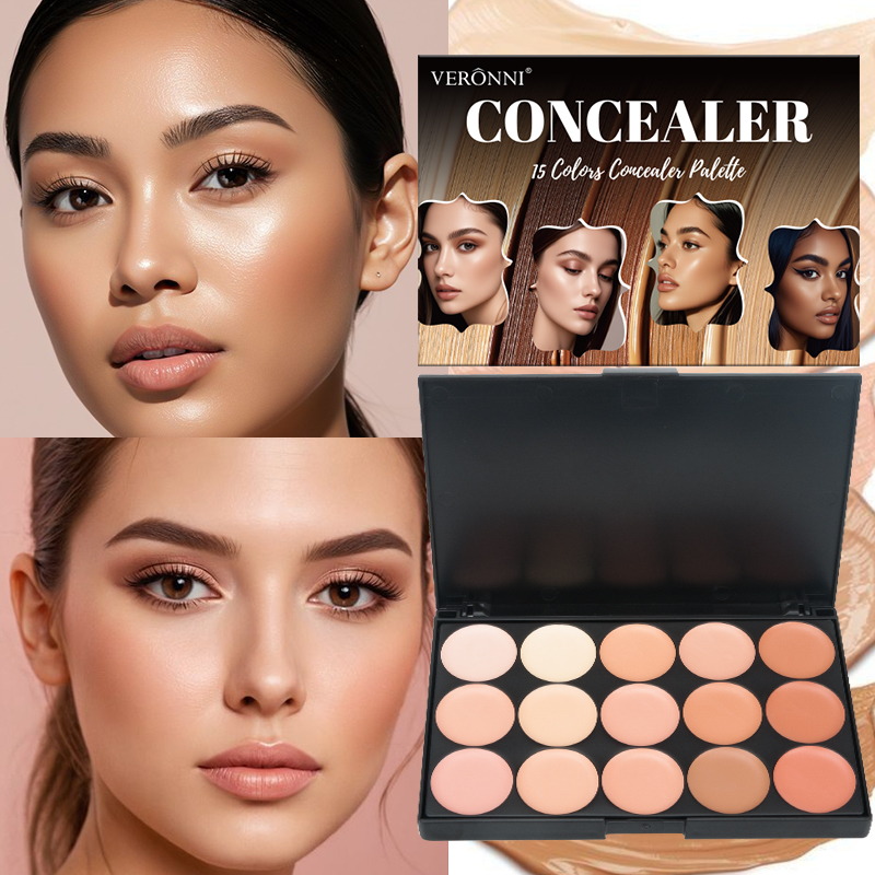 Camo Face Paint - 15 Colors Face Concealer Camouflage Cream