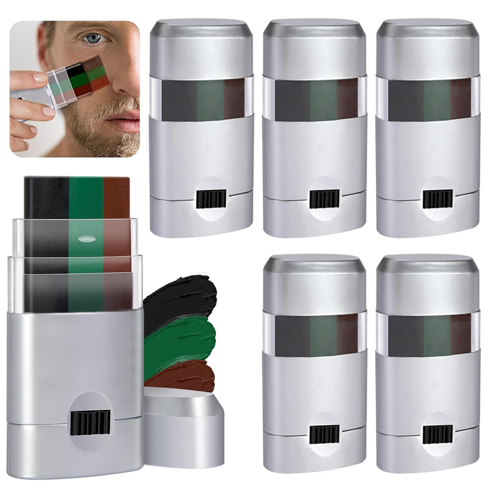 Camo Face Paint - 6Pcs Camo Face Paint 3 Color