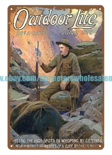 Outdoor Hunting Pictures - 1919 Outdoor Life bear hunting rifle