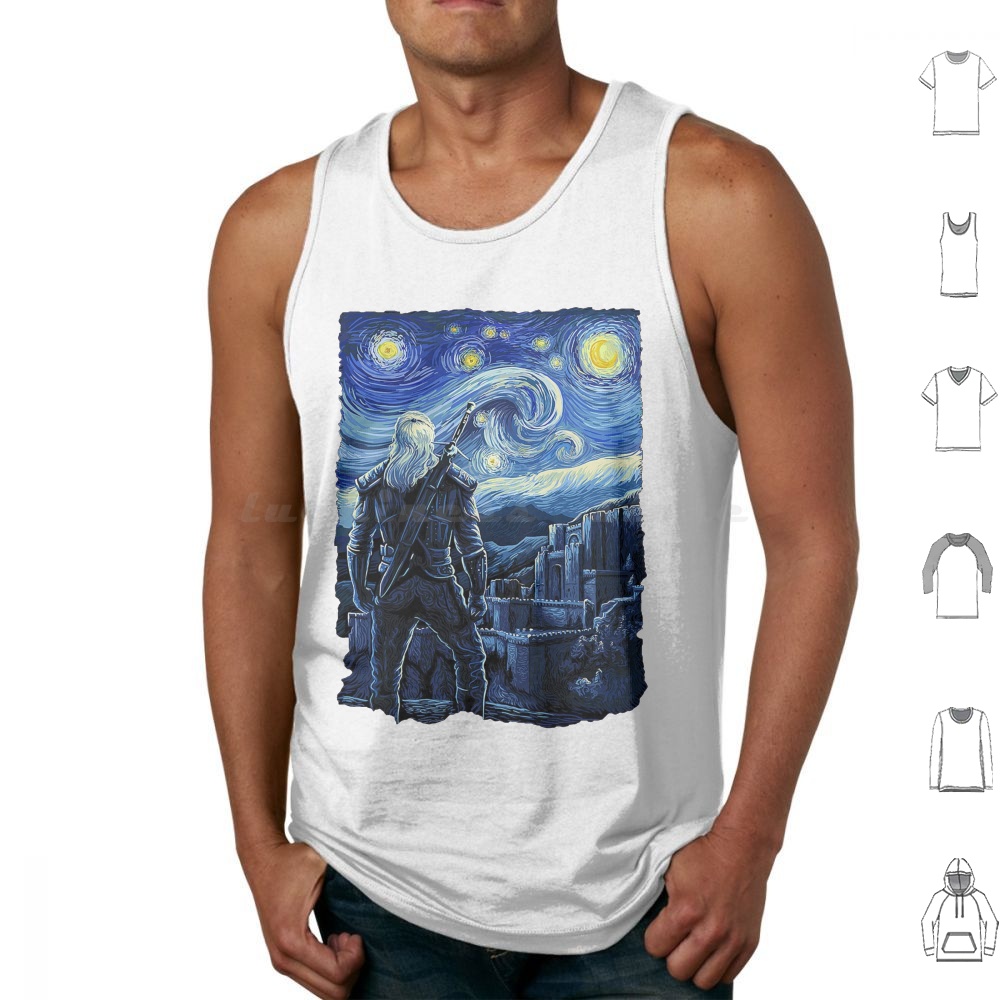 Starry Night Tank Tops Vest Sl - Wildman Hunting & Outdoor Photos 评论和价格