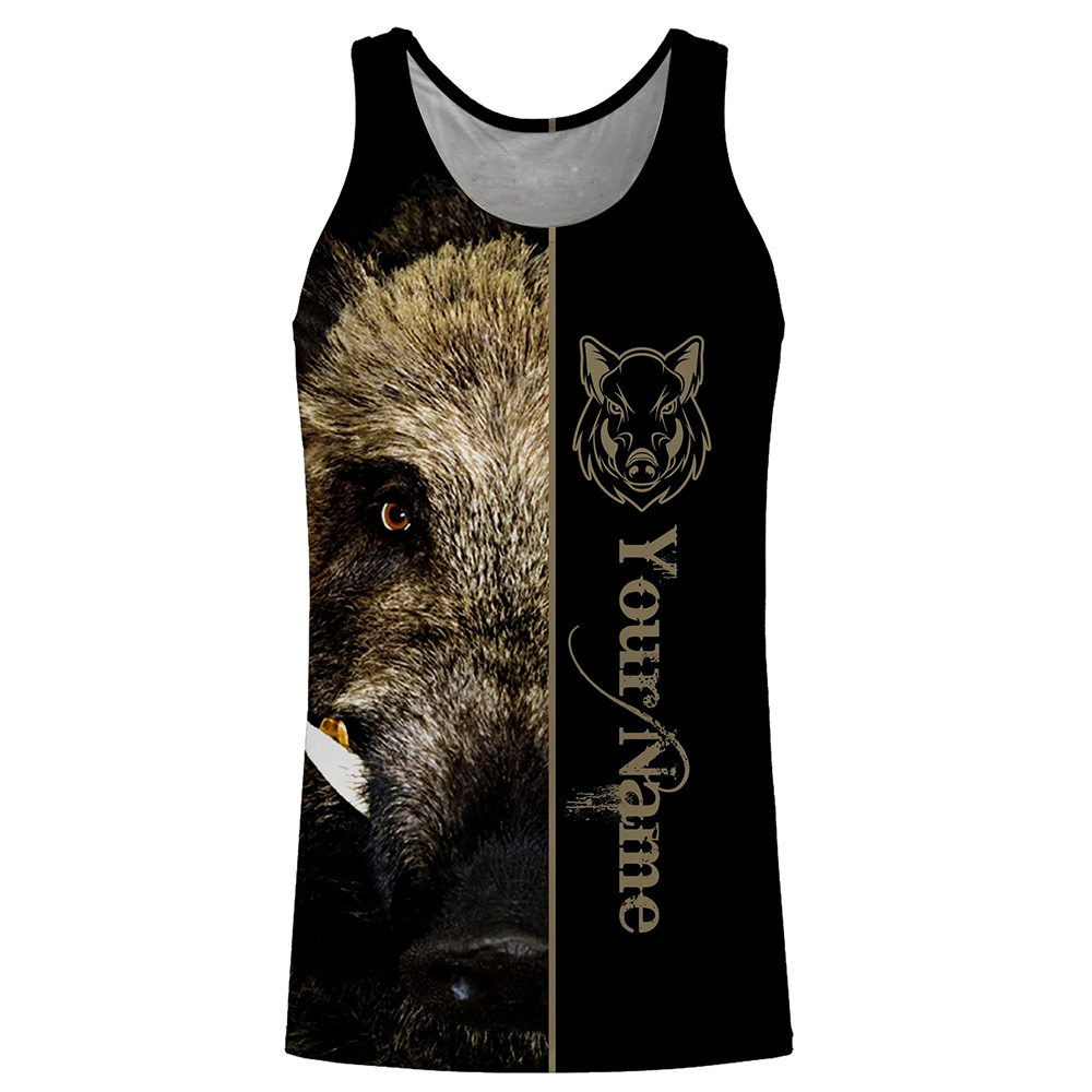Custom Name Boar Hunter Tank T - Wildman Hunting & Outdoor Photos 评论和价格