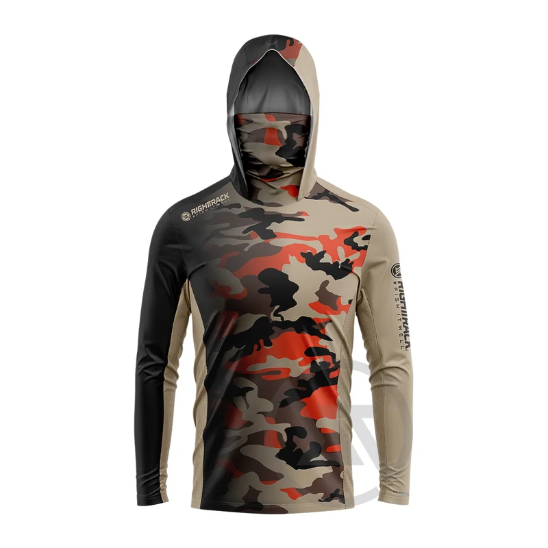 RIGHTTRACK Mask Hoodies Fishin - Hunting Outdoor Apparel 评论和价格