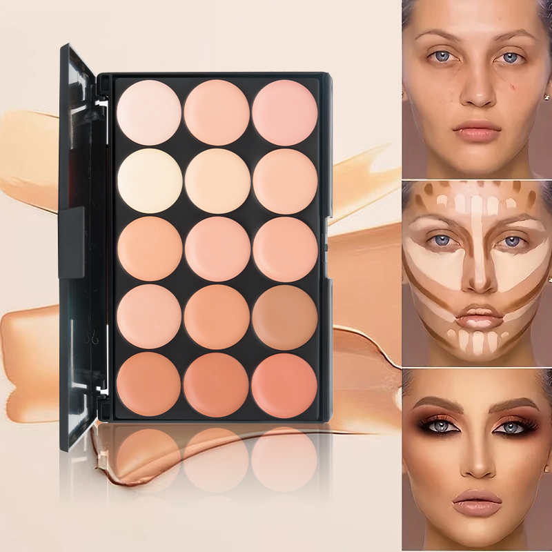 15 Colors Face Concealer Camou - Camo Face Paint 评论和价格