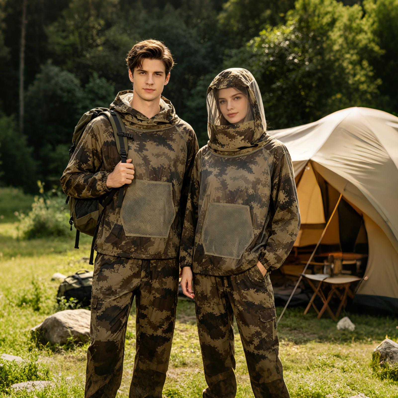 Men Hunting Clothes Fly Proof  - Hunting Outdoor Apparel 评论和价格