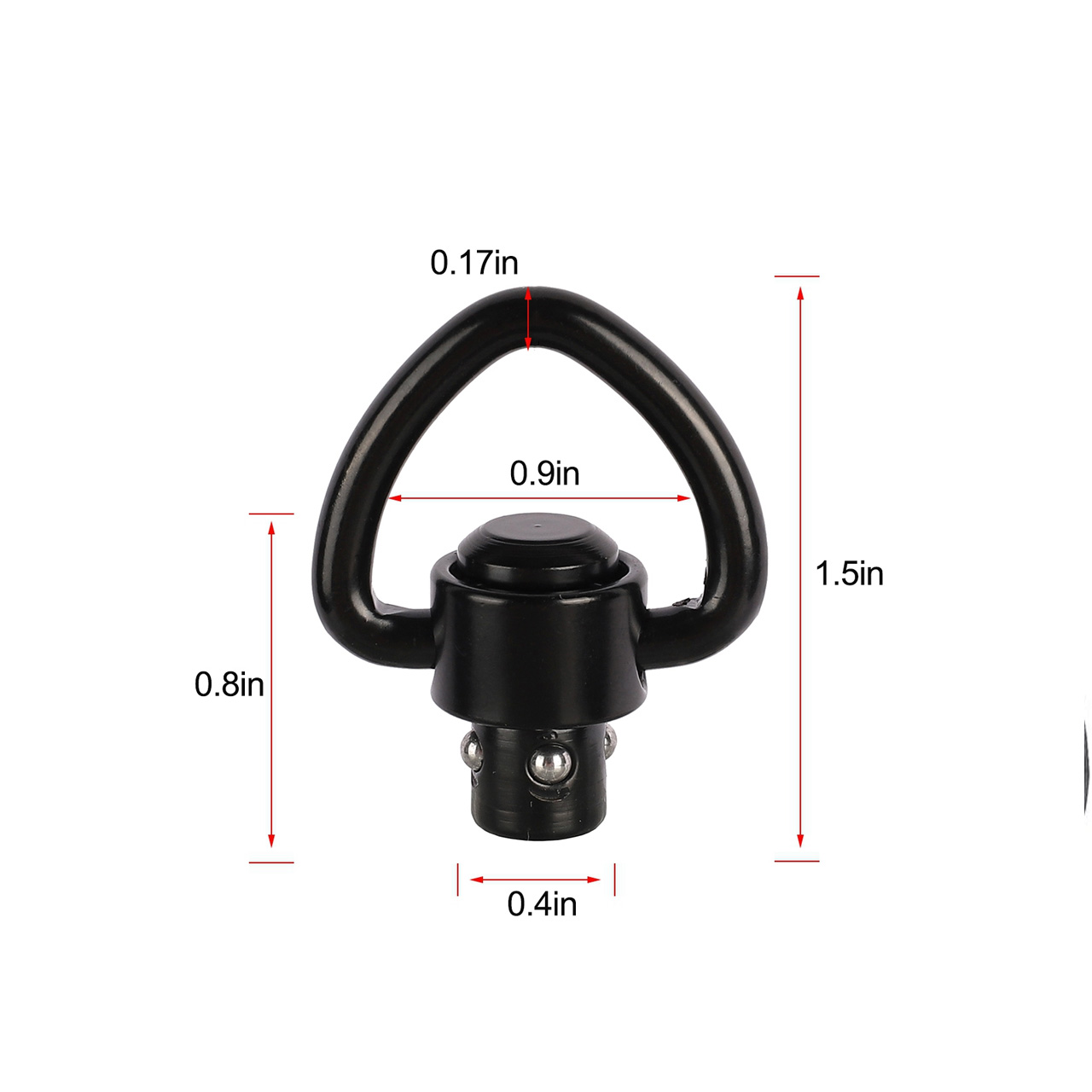 2PCS Rifle Push Button QD Rele - Rifle Sling Swivel 评论和价格