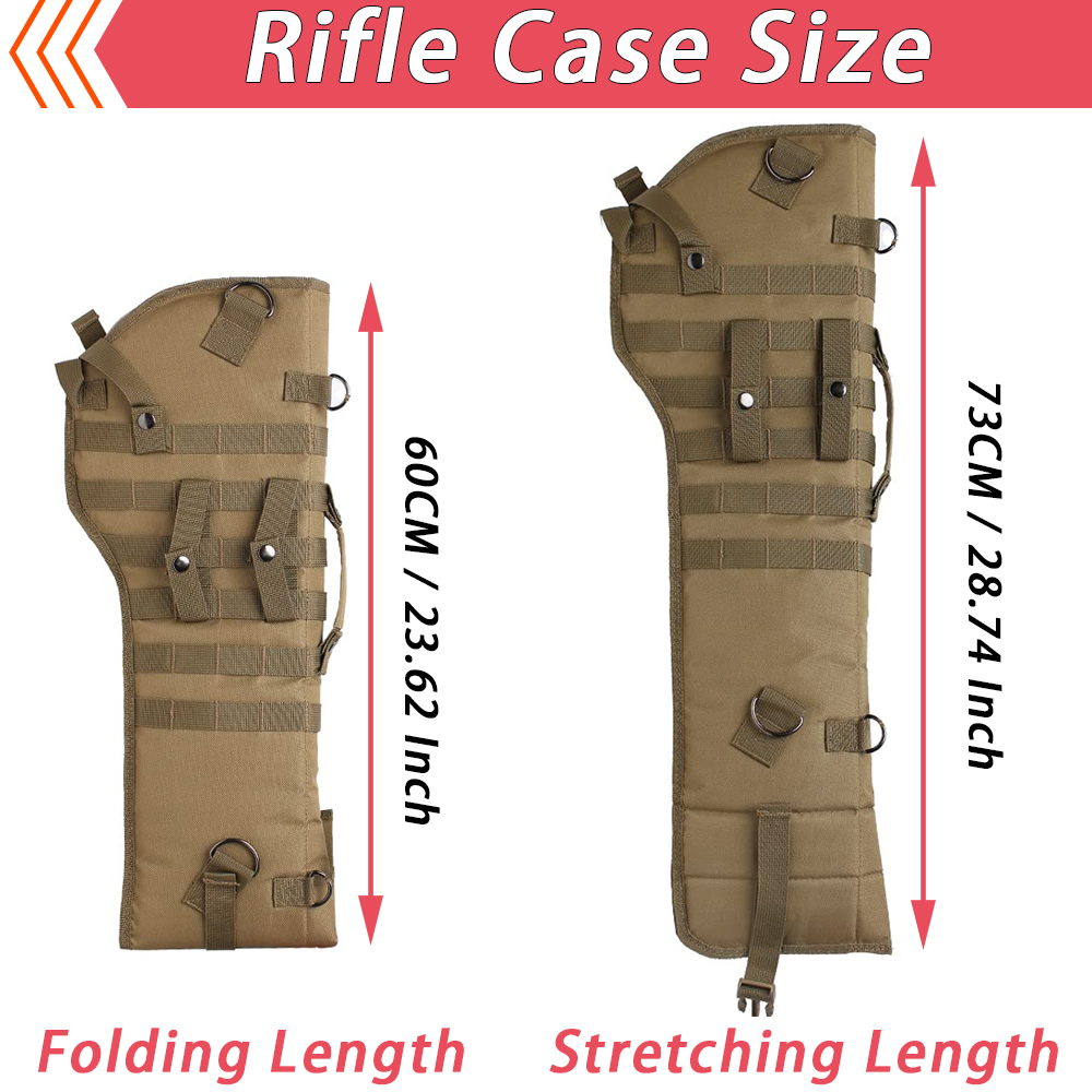 Tactical Rifle Scabbard Padded - Rifle Sling Swivel 评论和价格