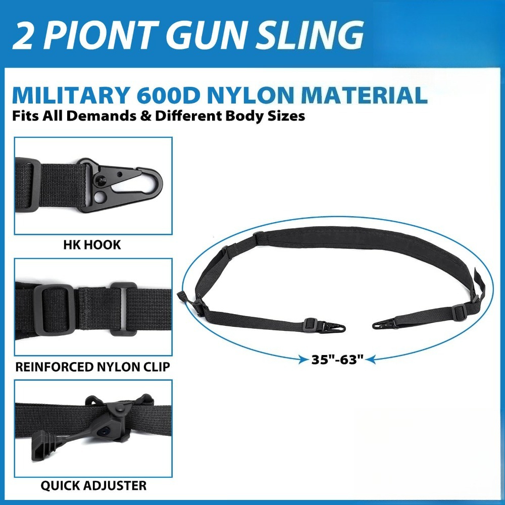 Tactical 2 Point Rifle Sling Q - Rifle Sling Swivel 评论和价格