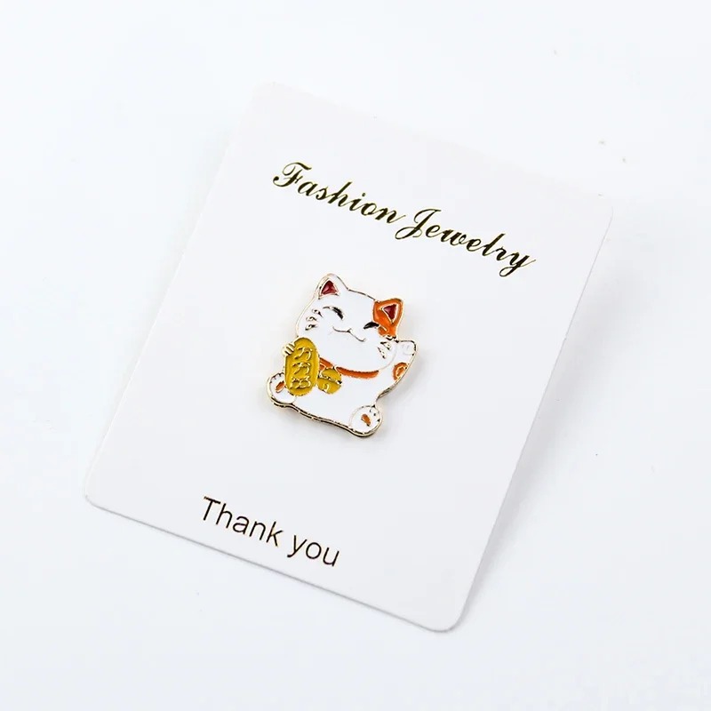 Lucky Cat Metal Brooch Small M - Hunting Outdoor Apparel 评论和价格