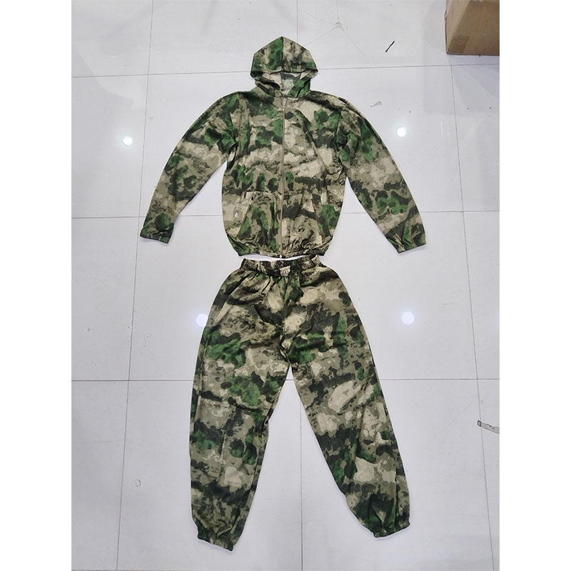 Mesh Camouflage Suit Hooded Zi - Hunting Outdoor Apparel 评论和价格