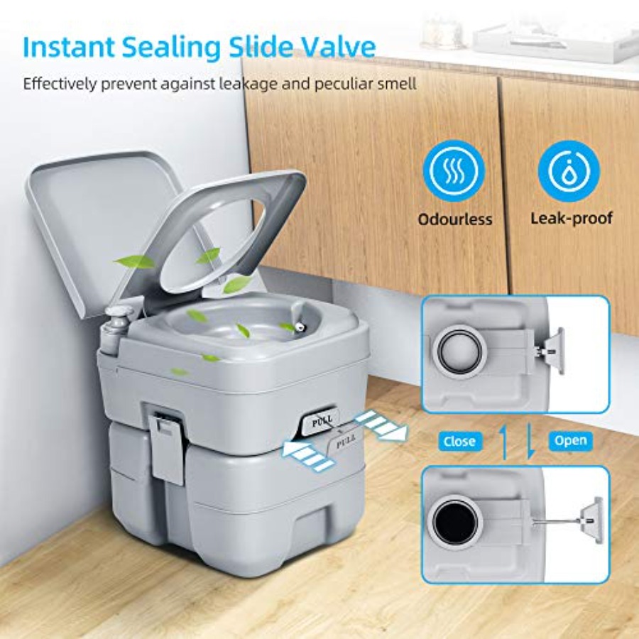 Portable Toilet for Camping Hi - Hunting & Outdoor Supplies Carterton 评论和价格