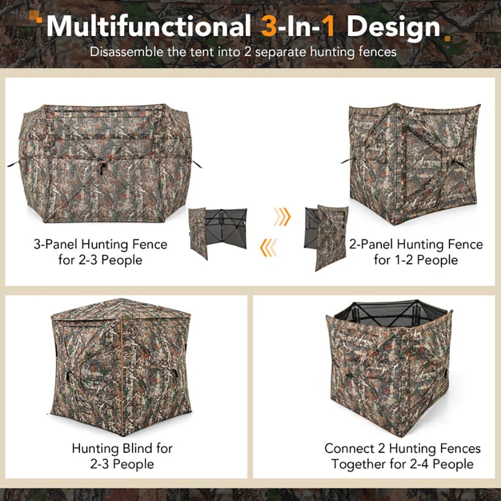 5-in-1 Detachable Hunting Blin - Hunting & Outdoor Supplies Carterton 评论和价格