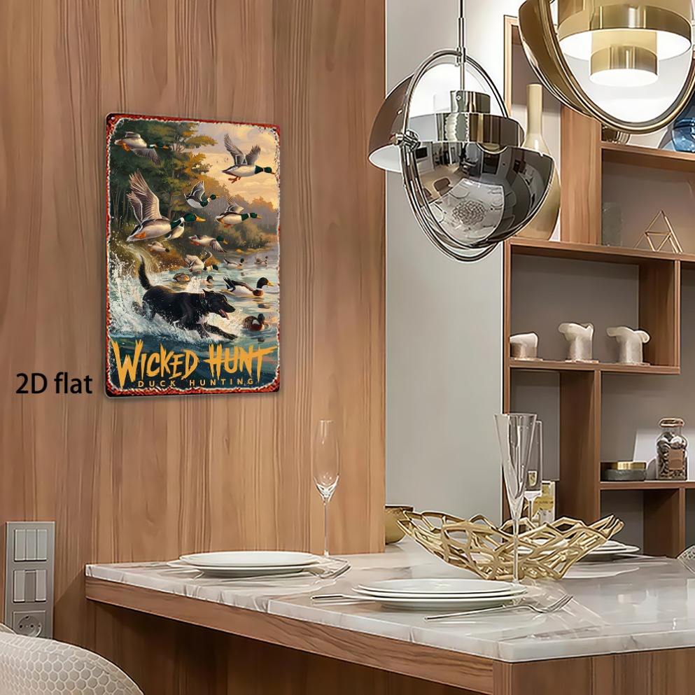 2D Flat Vintage Hunting Duck M - Wildman Hunting & Outdoor Photos 评论和价格