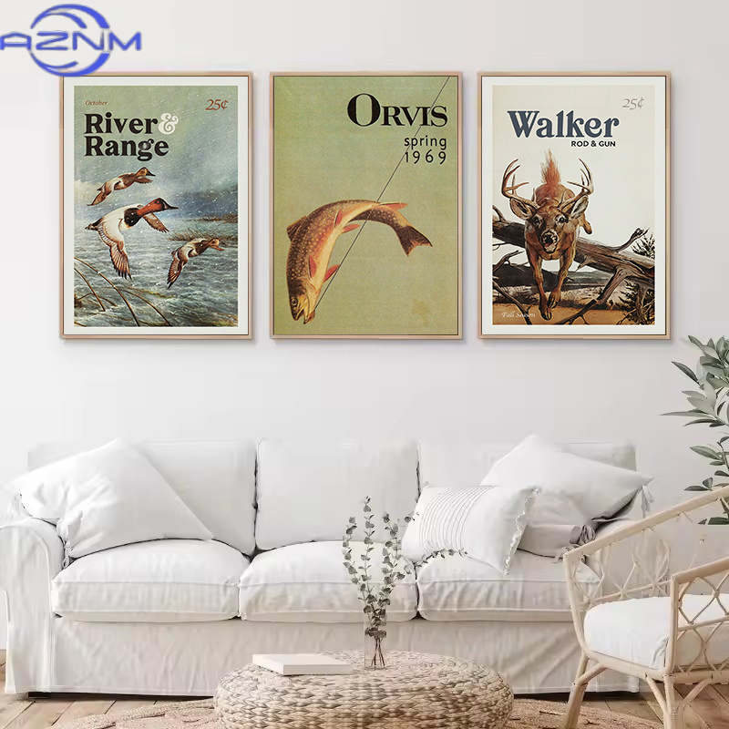 AZNM Retro Wildlife Outdoor Hu - Outdoor Hunting Pictures 评论和价格