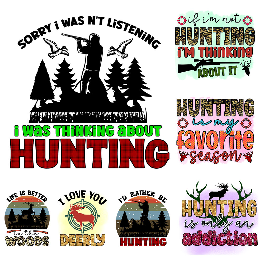 Hunting Seasons Iron On Patche - Outdoor Hunting Pictures 评论和价格