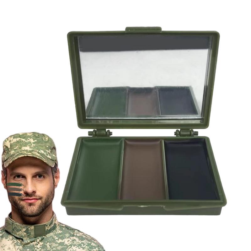 3 Colors Army Fans CS Shooting - Camo Face Paint 评论和价格